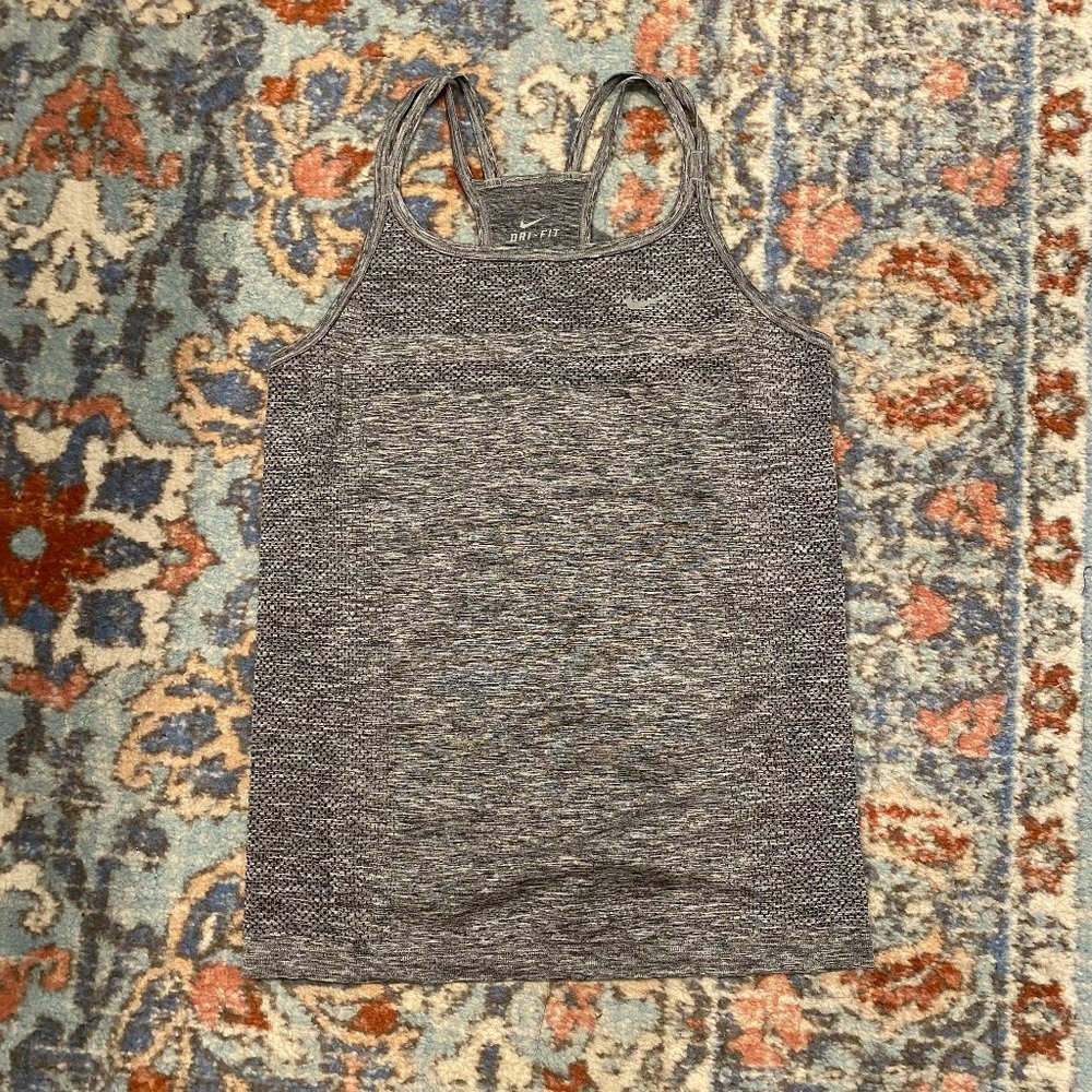 Nike Grey Dri-fit Cami Tank Size S